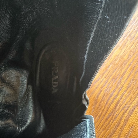 Vintage Prada Leather Ankle Boots - Picture 2 of 10